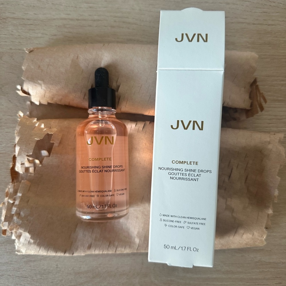 JVN Complete Nourishing Hair Oil Shine Drops  1.7 fl oz/ 50 mL New in Box
